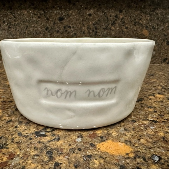 Rae Dunn Dog Bowl “Nom Nom” - Picture 2 of 3